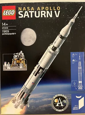 LEGO 21309 Ideas NASA Apollo Saturn V New Retired • $295