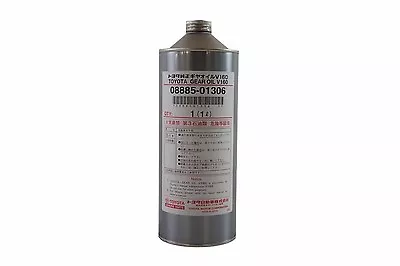 $69.99 • Buy OEM Toyota V160 Transmission Gear Oil, 1L Can 08885-01306