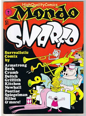 MONDO SNARFO VF+ 2nd Spiegelman Robert Crumb 1978 Underground • $17.99