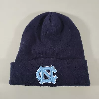 NCAA North Carolina Tar Heels Knit Hat Cap Beanie Embroidered Logo / Patch • $9.32