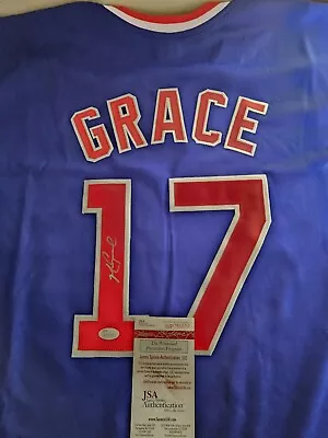 Mark Grace Autographed Custom Cubs Jersey...JSA COA • $95