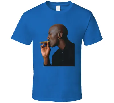 Michael Jordan Enjoying A Cigar T Shirt • $14.99