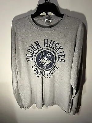 $14.99 • Buy UConn Huskies Long Sleeve T-Shirt  Size Xl