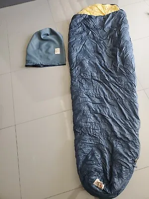 The North Face Brown Label Vintage Down 7ft Blue Mummy Sleeping Bag  • $119