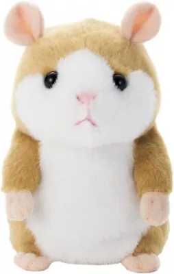 Takara Tomy Arts Mimicry Pet Interactive Talking Hamster Peanut Cream Plush • $999