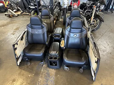 2005-2007 Ford F250 Harley Davidson Seats Black Gray Quad Buckets Crew Cab #17 • $3350