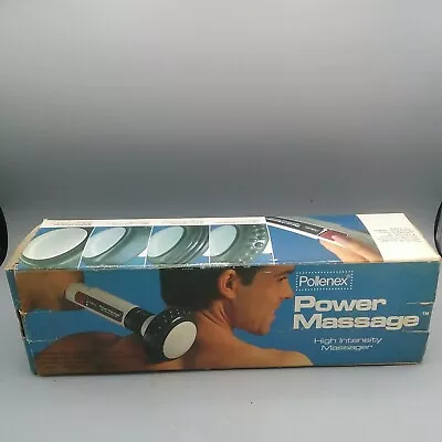 Vintage Pollenex Power Massager WM-10 High Intensity 2 Speed TESTED • $18