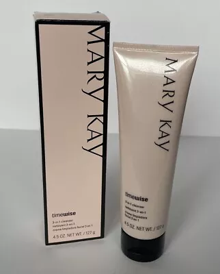 Mary Kay Timewise 3 In 1 Cleanser Normal To Dry Skin Full Size 4.5 Oz NOS • $39.98