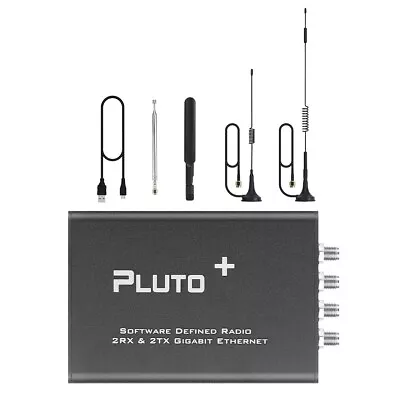 Transceiver Radio With 4 Antennas For PLUTO+ Micro SD Card 70MHz-6GHz RF Range • £376.97