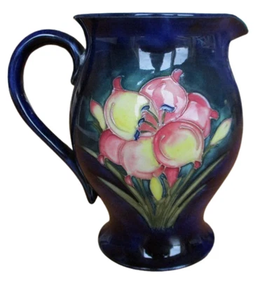 £300 • Buy Rare Moorcroft  6   Jug Early Freesia Pattern On Cobalt Blue Ground Circa 1935