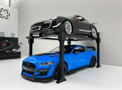 2x Car Lift 1:18 Scale Diecast Model Display Stand • $26.99