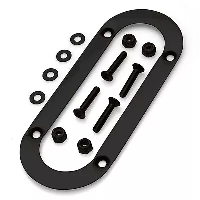 Black Oval Emergency Brake Trim Ring With Hardware Hot Rodsmuscle Hot Rod • $19.95