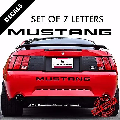 Mustang Rear Bumper Insert Decals Vinyl Letters 99-04 |33 • $14.99