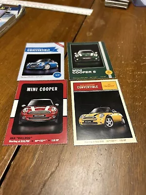 2007 Mini Cooper S & Convertible Trading Cards Magazine Insert Cut Out Cards • $5.99