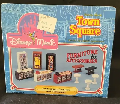 Disney Magic Town Square Furniture & Accessories-Sears Exclusive 1988 NIB 60322 • $14.99