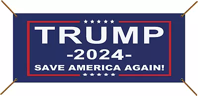 Trump 2024 Take Back Your Country Advertising Vinyl Banner Flag Sign 5x2-foot • $23.95