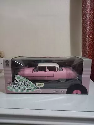 Greenlight 1:18 1955 Cadillac Series 60 Fleetwood In Pink • £70