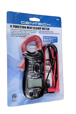  Cen-Tech 6-Function Mini Digital Clamp Meter  • $26