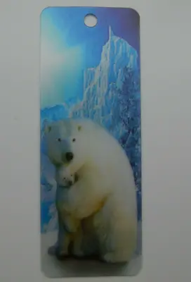 Polar Bear Hologram 3D Bookmark! Great Gift! • £1.99
