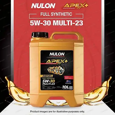 Nulon APEX+ Full Synthetic 5W-30 Multi-23 Engine Oil 10L APX5W30C23-10 • $124.99