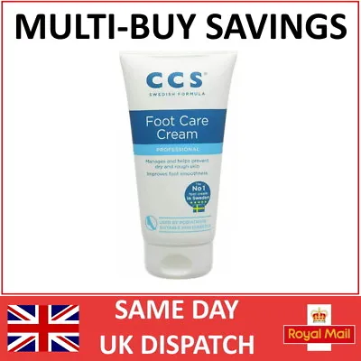 CCS Foot Cream All Sizes Urea Based Moisturising. Lanolin Free - Best Prices • £5.59