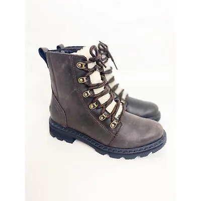 Sorel Women's Brown Vintage Lennox Waterproof Lace-Up Boots Shoes Sz US 6.5 GUC • $41.93