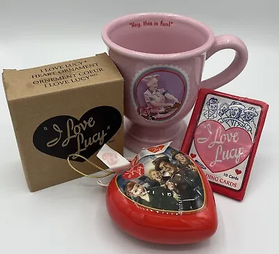  I Love Lucy  Novelty Lot W/ Mug Trading Cards And Ornament • $15.99