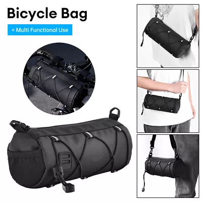 Bike Handlebar Bag Small Bicycle Bag Handy Front Bike Handlebar Storage Pouch • $13.96