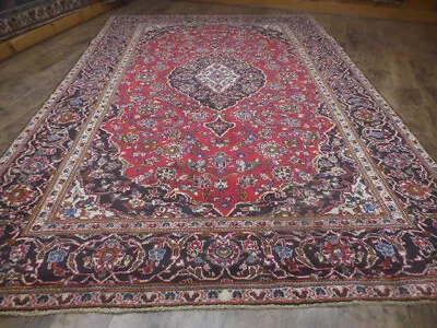 Authentic Farmhouse Vintage Turkish Classic Oriental Village Rug 6.9x10.5 Ft • $14.50