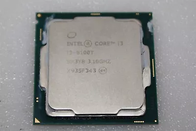 PC CPU/Processor: Intel Core I3-8100T 3.10GHz Quad Core:SR3Y8 -Socket: FCLGA1151 • $30