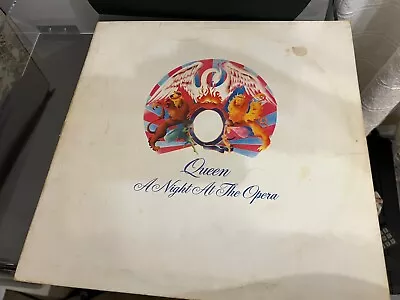 Queen A Night At The Opera LP. I Combine Postage.1975 1st Press Portuguese. • £6.50