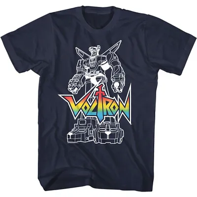 Voltron Lion Force Robot Outline Men's T Shirt Golion Team Defender Cyborg Boss  • $24.50
