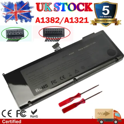 A1382/A1321 Battery For MacBook Pro A1286 2009 2010 Early/Late 2011 Mid 2012 • £29.99