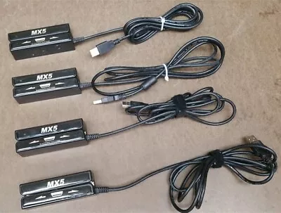 Lot Of 4 POSH MX5 MX53-USB-BLK Magnetic Card Reader - USB • $49.95