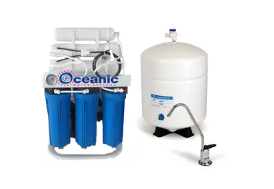 Reverse Osmosis ALKALINE Water Filtration System 100 GPD 6 Stage + Booster Pump • $303.45