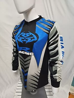 MTX Motocross Racing Riding Jersey Shirt Blue XL 18 Long Sleeve • $19.99