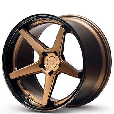 (4) 19x8.5  Ferrada Wheels FR3 Matte Bronze With Gloss Black Lip Rims (B3) • $2080