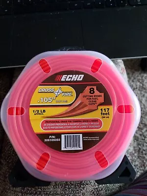 Echo .105 Crossfire String Trimmer Line 1 Pound Spool 117' Part # 311105065 New • $9.30