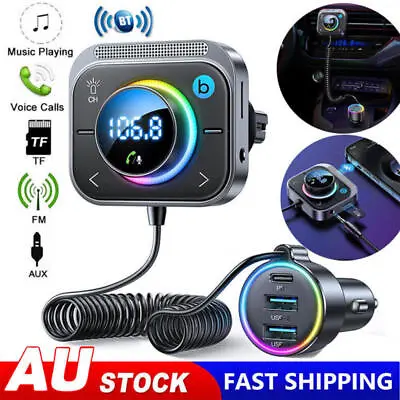 Handsfree Wireless Bluetooth FM Transmitter Car Radio MP3 Player USB Charger Kit • $9.35