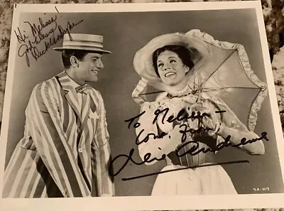 $499.99 • Buy Julie Andrews SIGNED Mary Poppins 8x10 PHOTO GA COA Autograph Dick Van Dyke