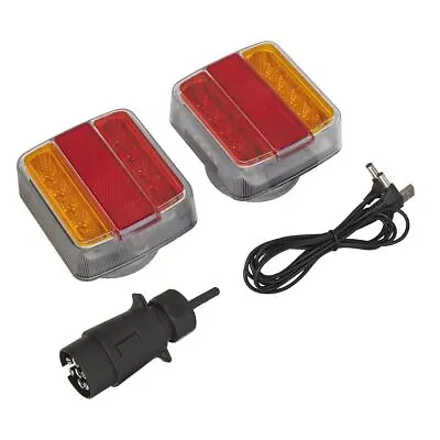 Sealey Wireless Magnetic LED SMD Trailer Tail Light Set 2pc Tow TB18LEDW • $100.05