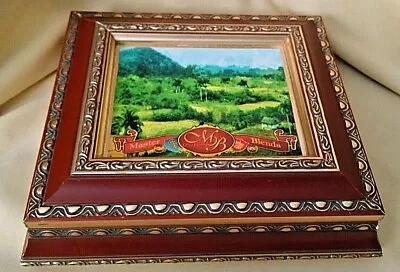 Oliva Family Cigar Box Empty Master Blends 2003 Ltd Production Artwork Ornate. • $34.99