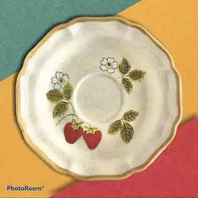 Mikasa Vintage Strawberry Festival Saucer EB801 Oven To Table 6.25  Diameter • $4.89