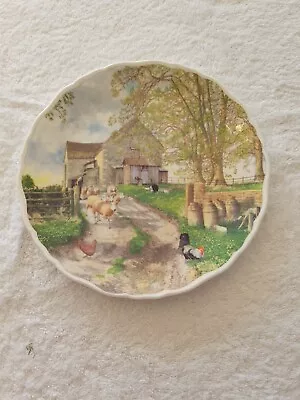 Royal Albert Life On The Farm Plate 1992 8.5 Inches Across • £5