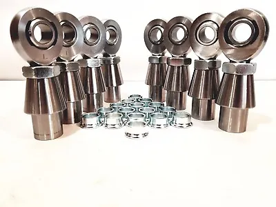 Half Set 7/8  X 3/4  4-Link Chromoly Rod End Kit W/ Cone Spacers Heim • $289.99