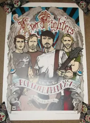 $29.99 • Buy FOO FIGHTERS Concert Poster Print MELBOURNE 12-6-05 12-7-05 2005 Print Cooper