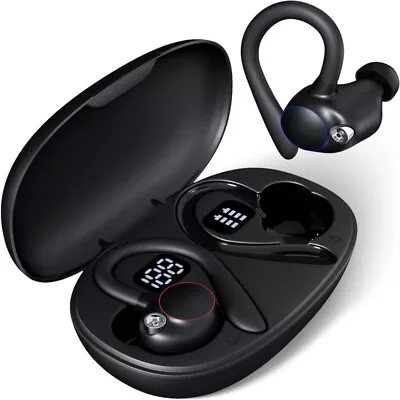 Over-Ear Headphones Wireless Earbuds 60hrs Playback IPX7 Waterproof Earphones • $39.99