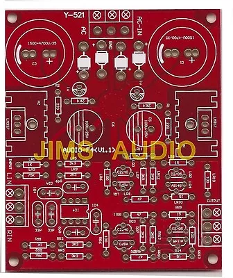 Opamp Input Plus Diamond Buffer Preamplifier Stereo W/ On-board Regulator PCB !! • $8.19