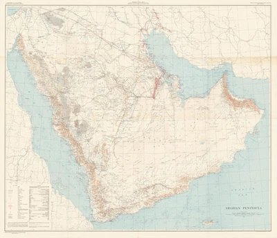 £3250 • Buy United States Geological Survey Of The Kingdom Of Saudi Arabia. Aramco 1958