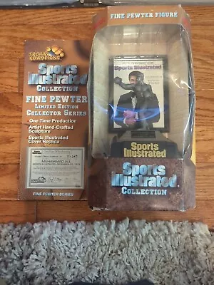 Muhammad Ali Sports Illustrated Collection Fine Pewter Figure New Sealed In Box • $4